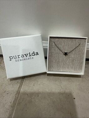 Pura Vida Silver Star Charm Necklace - Silver